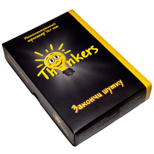 THINKERS ЗАКОНЧИ ШУТКУ ИНТЕЛЛЕКТУАЛЬНАЯ ИГРА 16+ (100 КАРТОЧЕК)
