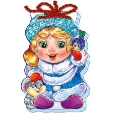 З Новим роком! (зі шнурком) : Снiгуронька (у)
