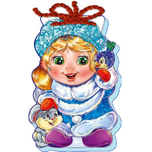 З Новим роком! (зі шнурком) : Снiгуронька (у) З Новим роком! (зі шнурком) : Снiгуронька (у)
