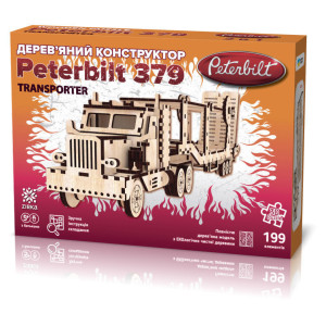 Peterbilt Transporter. Дерев'яний 3Д конструктор Зірка 108689 (9786176341482) (304488) Peterbilt Transporter. Дерев'яний 3Д конструктор Зірка 108689 (9786176341482) (304488)