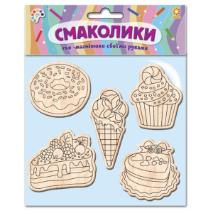 Дерев'яні іграшки-магніт Смаколики Зірка 100818 (2000001008188) (292667) Дерев'яні іграшки-магніт Смаколики Зірка 100818 (2000001008188) (292667)