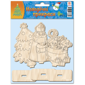 Дерев'яні новорічні іграшки (3 фігурки) Зірка 71695 (9789663333380) (286723) Дерев'яні новорічні іграшки (3 фігурки) Зірка 71695 (9789663333380) (286723)