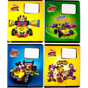 Комплект зошитів скоба 12 арк. лінія, "Mickey Mouse" (25 шт в комплекті) Ц697014У