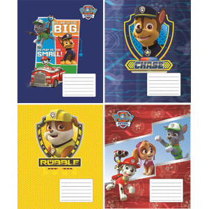 Комплект зошитів скоба 12 арк., клітинка Серія PAW Patrol (25 шт в комплекті) № 4 Комплект зошитів скоба 12 арк., клітинка Серія PAW Patrol (25 шт в комплекті) № 4