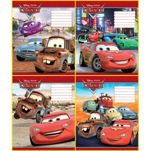 Комплект зошитів скоба 18 арк., клітинка, "Серія Cars" (20 шт в комплекті) Комплект зошитів скоба 18 арк., клітинка, "Серія Cars" (20 шт в комплекті)