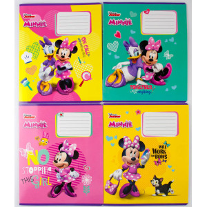 Комплект зошитів скоба 18 арк., клітинка, Minnie Mouse (20 шт в комплекті) Ц697016У Комплект зошитів скоба 18 арк., клітинка, Minnie Mouse (20 шт в комплекті) Ц697016У