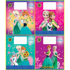 Комплект зошитів скоба 24 арк., клітинка, "Серія Frozen" (20 шт в комплекті) Комплект зошитів скоба 24 арк., клітинка, "Серія Frozen" (20 шт в комплекті)