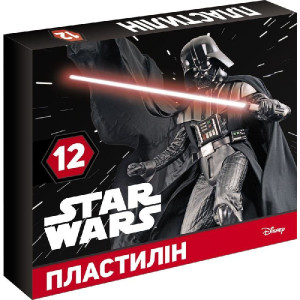 Пластилін STAR WARS 12 кольорів Пластилін STAR WARS 12 кольорів