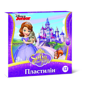Пластилін Прінцеса Софія 12 кольорів Пластилін Прінцеса Софія 12 кольорів