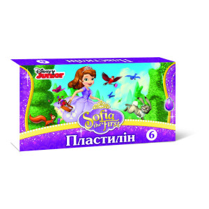 Пластилін Прінцеса Софія 6 кольорів