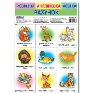2993 Розрізна англійська абетка. Рахунок (А) 20 роздавальний матеріал ~ 2993 Розрізна англійська абетка. Рахунок (А) 20 роздавальний матеріал ~