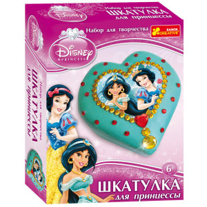 3055-01 Скринька з гіпсу Дісней "Принцеси" 15153033Р 3055-01 Скринька з гіпсу Дісней "Принцеси" 15153033Р