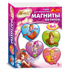 4003 Гіпс на магнітах Вінкс "Блум, Флора, Техна (серце)" 12159042Р 4003 Гіпс на магнітах Вінкс "Блум, Флора, Техна (серце)" 12159042Р