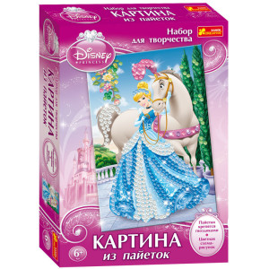 4748-01 Картинки з паєток Дісней "Принцеса Попелюшка" 15153064Р