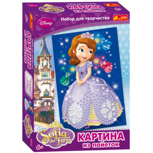 4748-04 Картинки з паєток Дісней "Принцеса Софія" 15153071Р 4748-04 Картинки з паєток Дісней "Принцеса Софія" 15153071Р