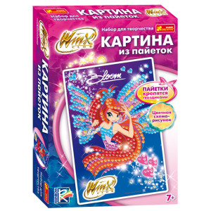 4748-08 Картинки з паєток Вінкс "Блум" 15159017Р 4748-08 Картинки з паєток Вінкс "Блум" 15159017Р