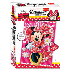 4748-18 Картинки з паєток Дісней "Міні Маус"(червона)15173019Р 4748-18 Картинки з паєток Дісней "Міні Маус"(червона)15173019Р