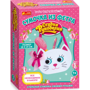 4787 Сумка з фетру. Котик 15185008Р 4787 Сумка з фетру. Котик 15185008Р