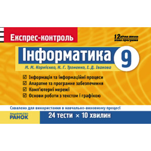 ЕК Інформатика 9 кл. (Укр)