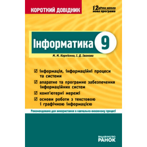 КД Інформатика 9 кл. (Укр)