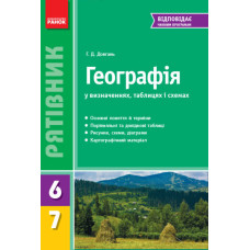 СП Географія у визн.табл. 6-7 кл. (Укр) НОВА ПРОГРАМА