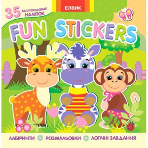 Fun stickers Книга 1 (У) Книжка з наліпками Fun stickers Книга 1 (У) Книжка з наліпками
