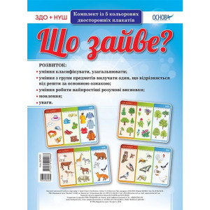 Комплект плакатів «Що зайве?» (Укр) Основа ДСН003 (2712710029988) (314646) Комплект плакатів «Що зайве?» (Укр) Основа ДСН003 (2712710029988) (314646)
