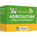 Картки для вивчення англійських слів. Agriculture English Vocabulary / Агрокультури(105 флеш-карток)