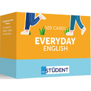Картки для вивчення англійських слів. Everyday English / Англійська щодня (105 флеш-карток)