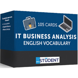 Картки для вивчення англійських слів. IT business analysis / Бізнес аналітика в IT (105 флеш-карток)