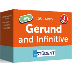 Картки для вивчення англійських слів. Gerund and Infinitive vol.1 / Граматика (105 флеш-карток)
