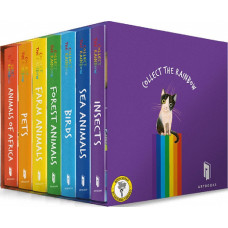 А set of 7 books «Collect the rainbow»