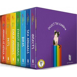 А set of 7 books «Collect the rainbow»