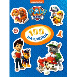 100 наклейок. PAW Patrol (синя)